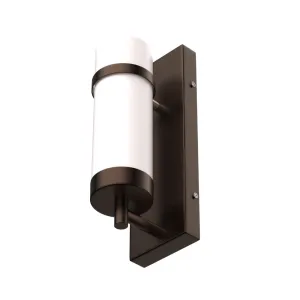 1-Light LED Wall Sconce Lamp W/ White Glass shade - E26 Base - UL Listed