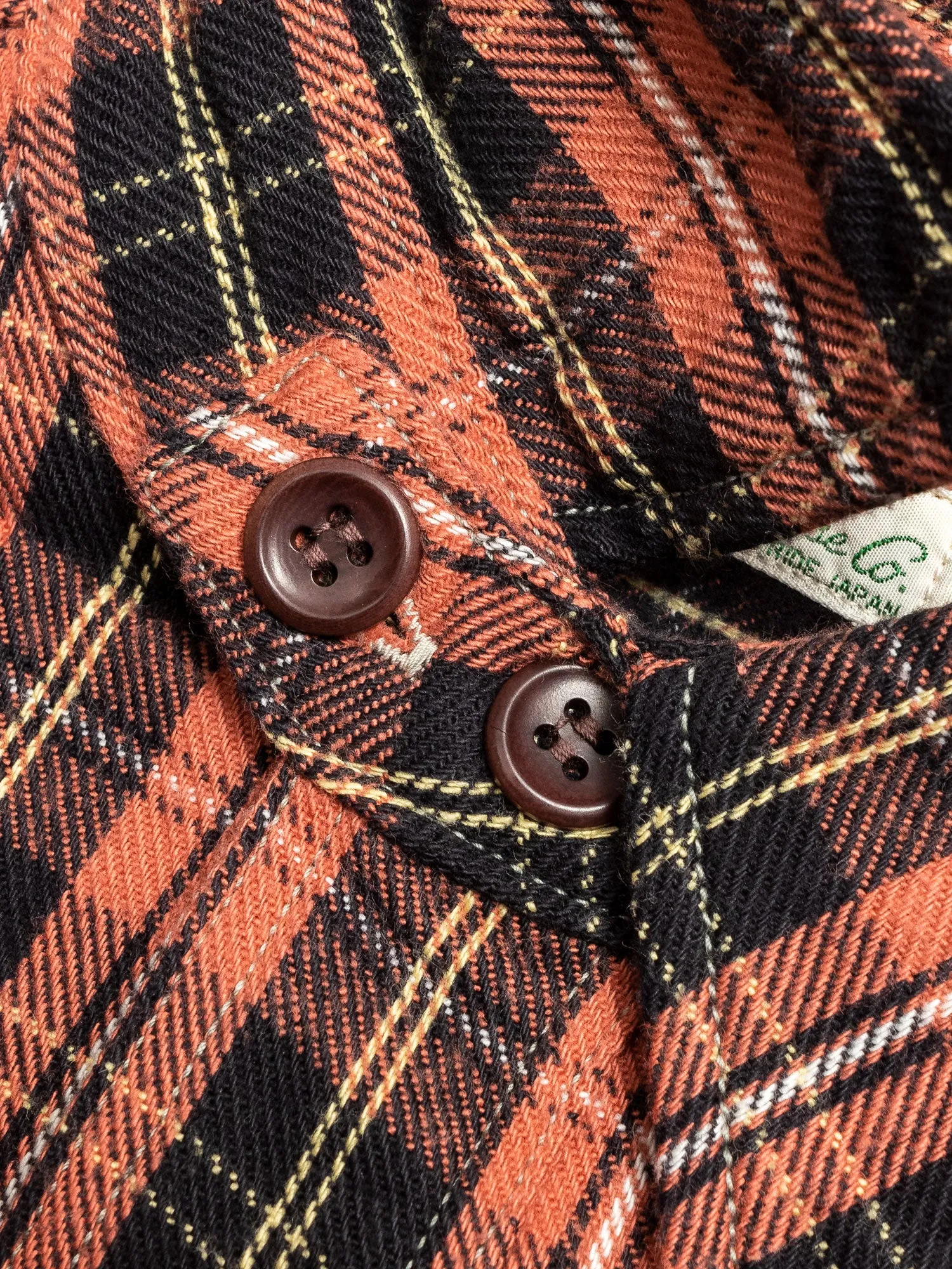 3022 Brushed Flannel Shirt in Salmon
