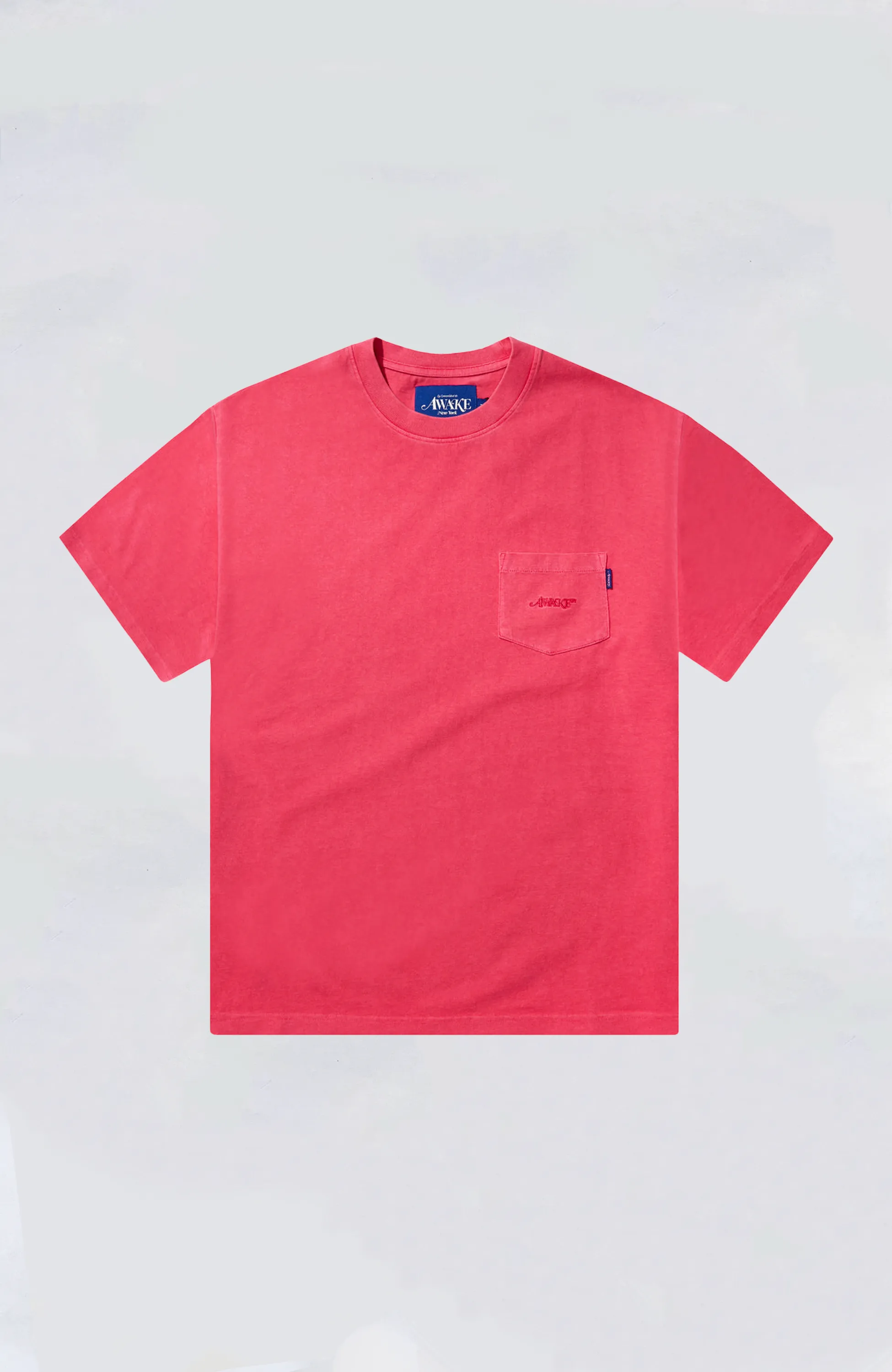 Awake NY -  Classic Logo Embroidered Pocket Tee
