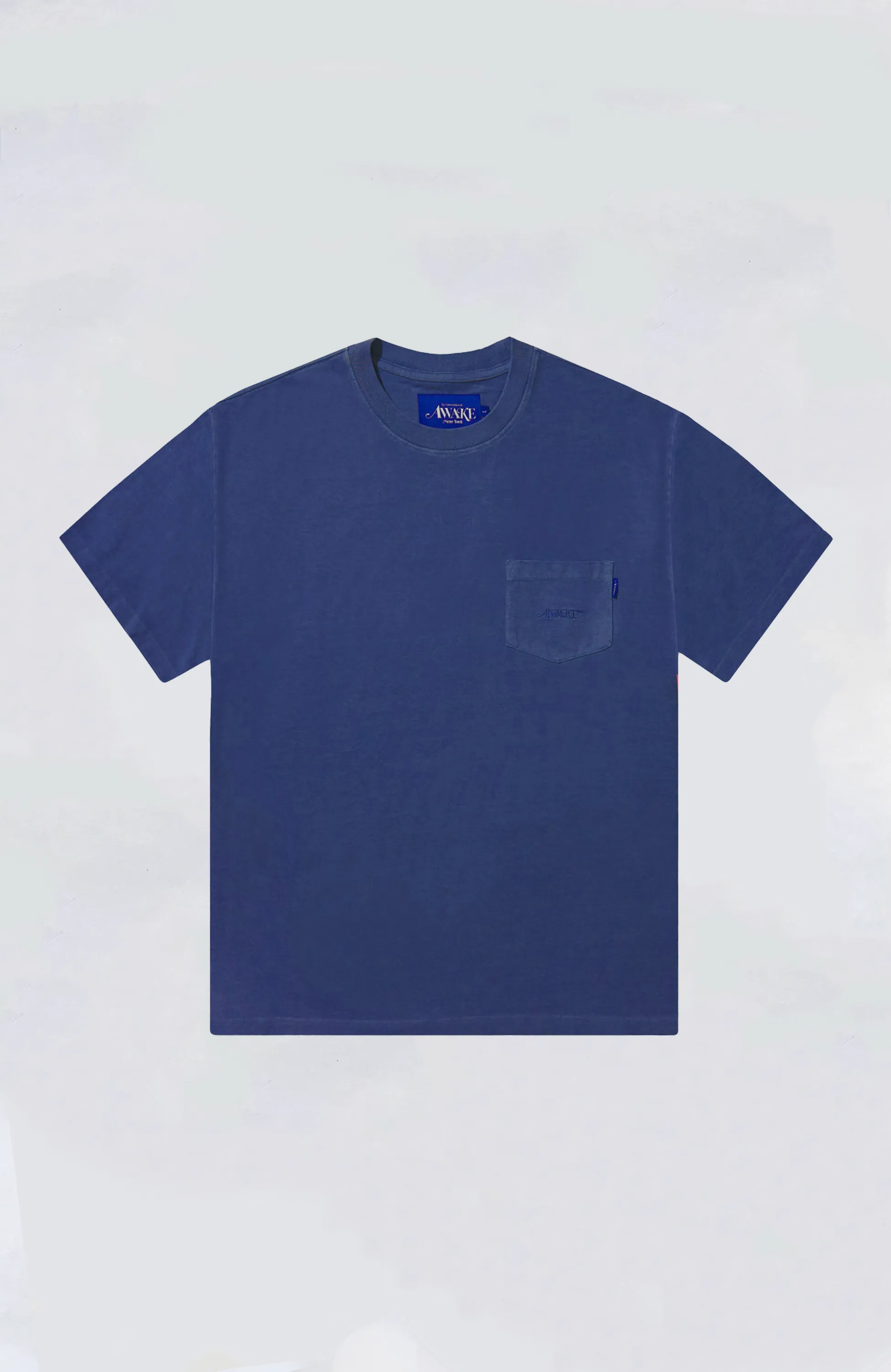 Awake NY -  Classic Logo Embroidered Pocket Tee