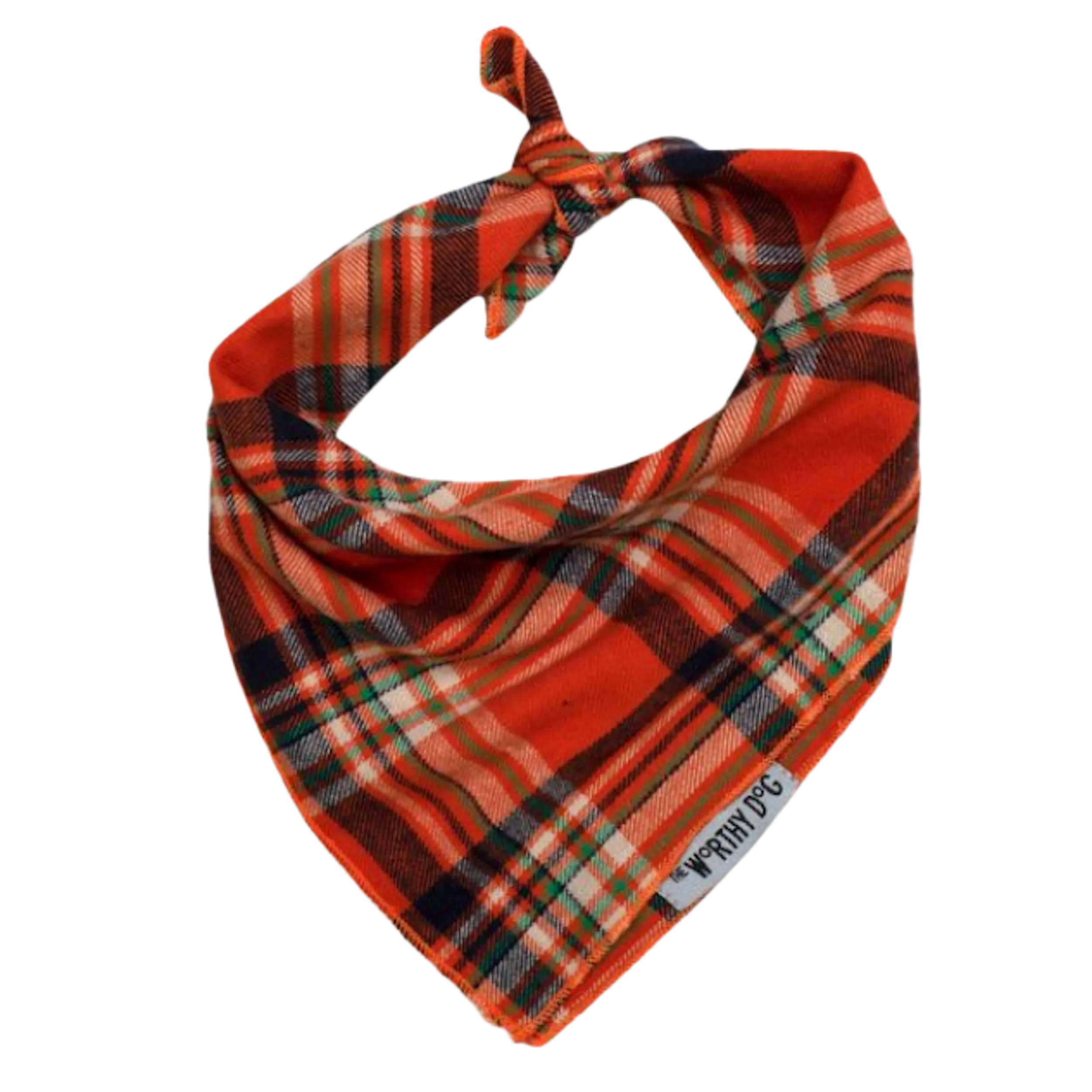 Bandana | Orange Plaid