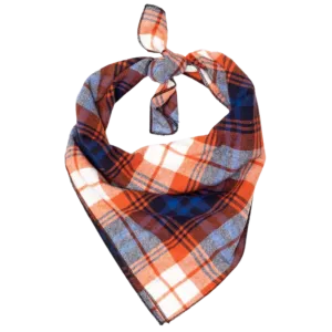 Bandana | Rust & Navy Plaid
