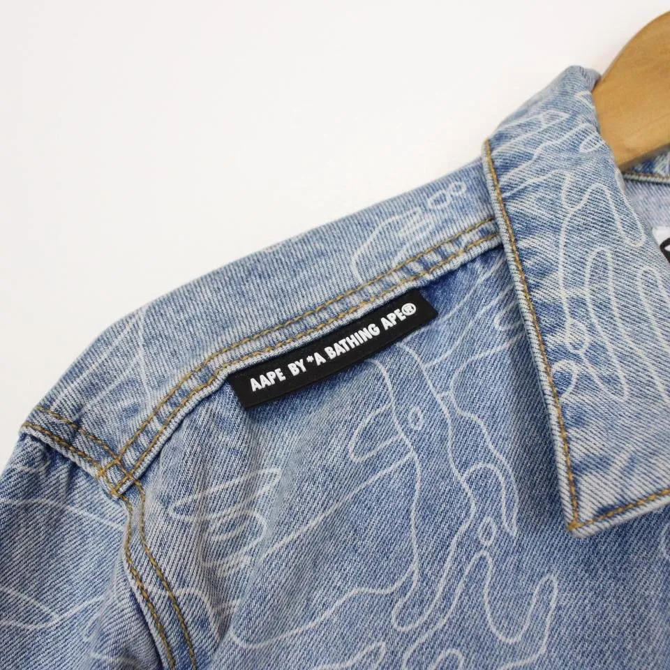 Bape Aape Denim Jacket Small