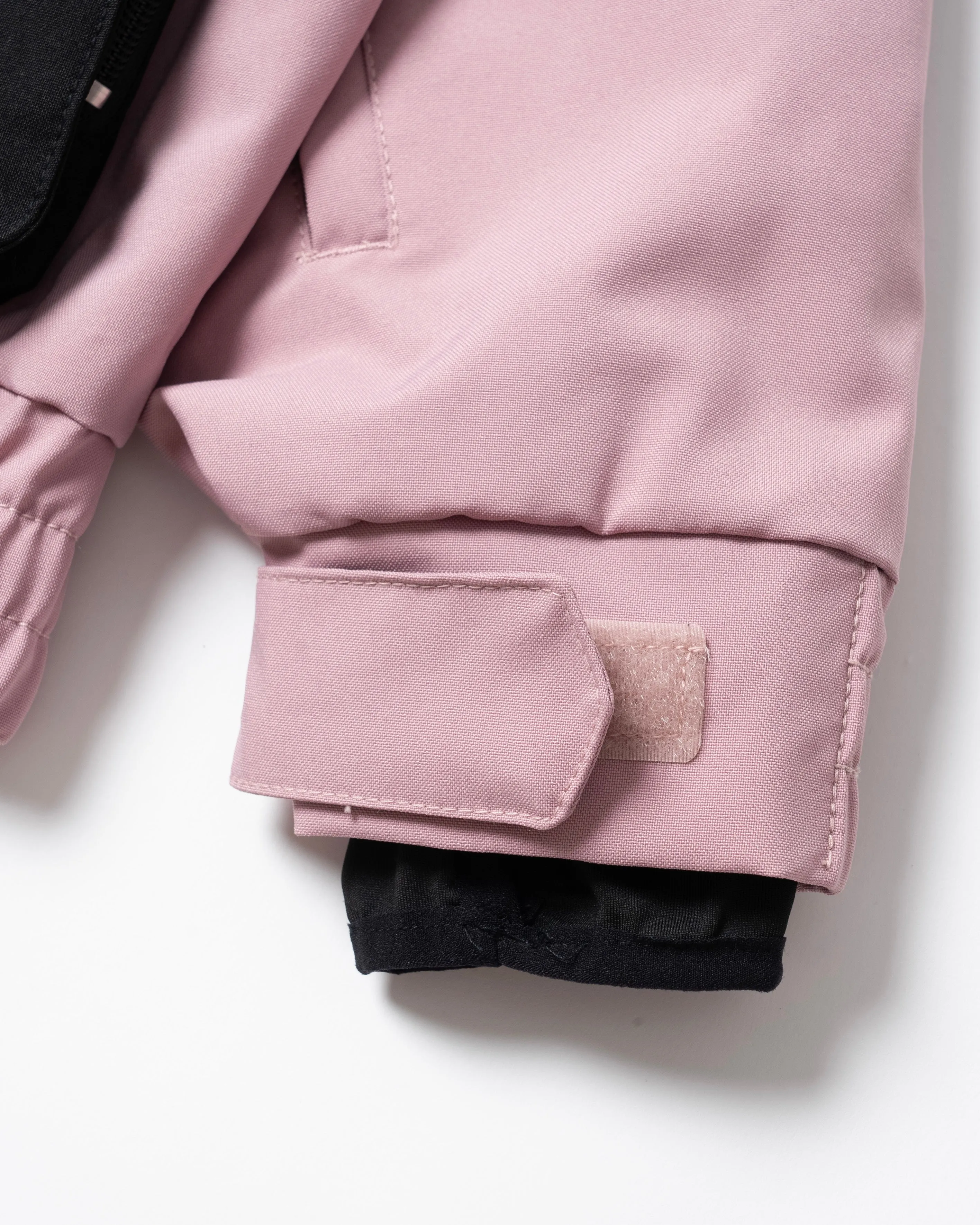 BICOLOR MULTI FULL ZIP JACKET - DUSTY PINK