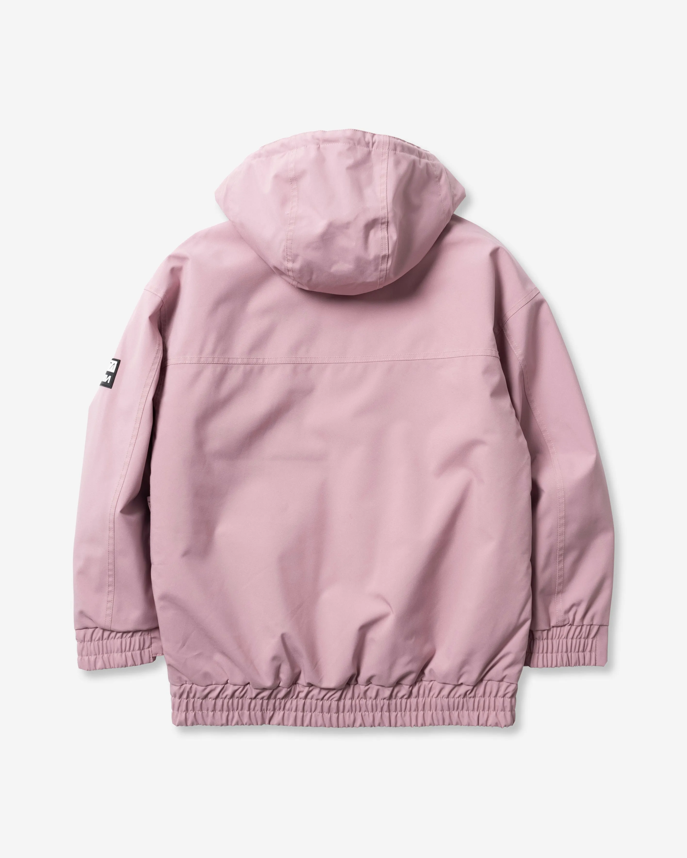 BICOLOR MULTI FULL ZIP JACKET - DUSTY PINK