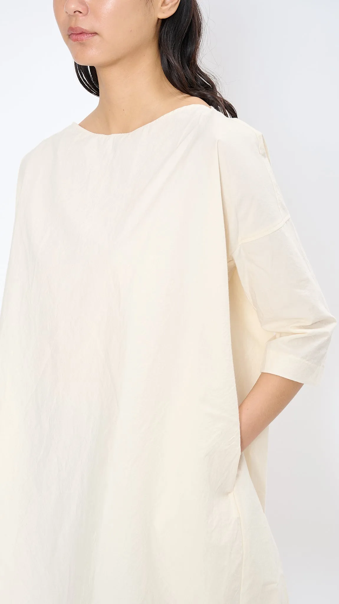 Boatneck Dress JC in Natural