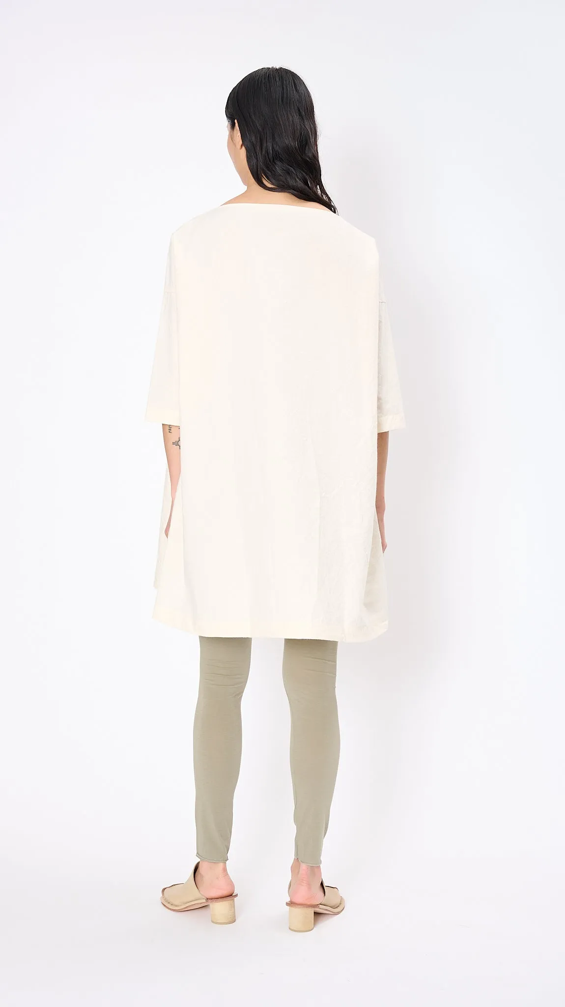 Boatneck Dress JC in Natural