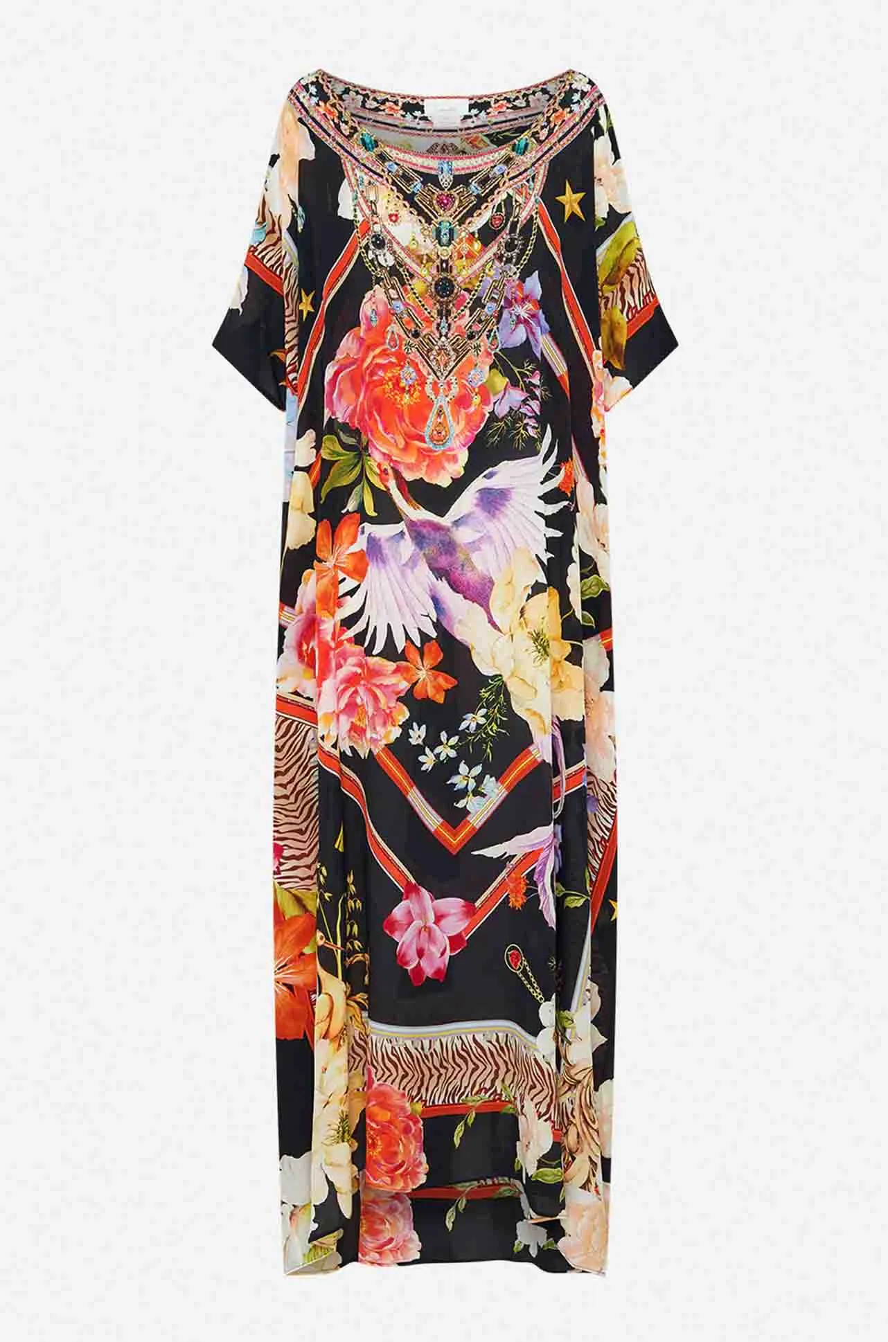 Camilla - Secret History Round Neck Kaftan