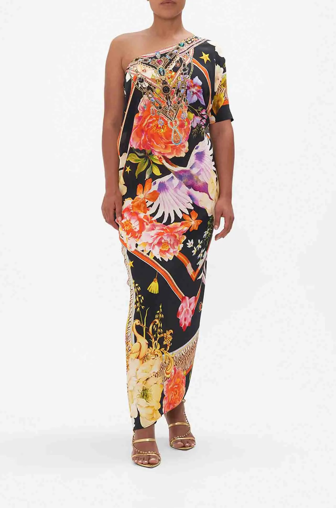 Camilla - Secret History Round Neck Kaftan