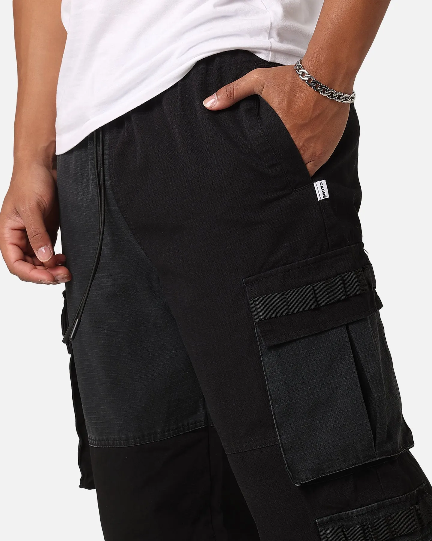 Carre Boonie Panel Cargo Jogger Black