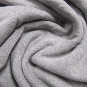 Charcoal Bamboo Fleece Fabric - 340 GSM