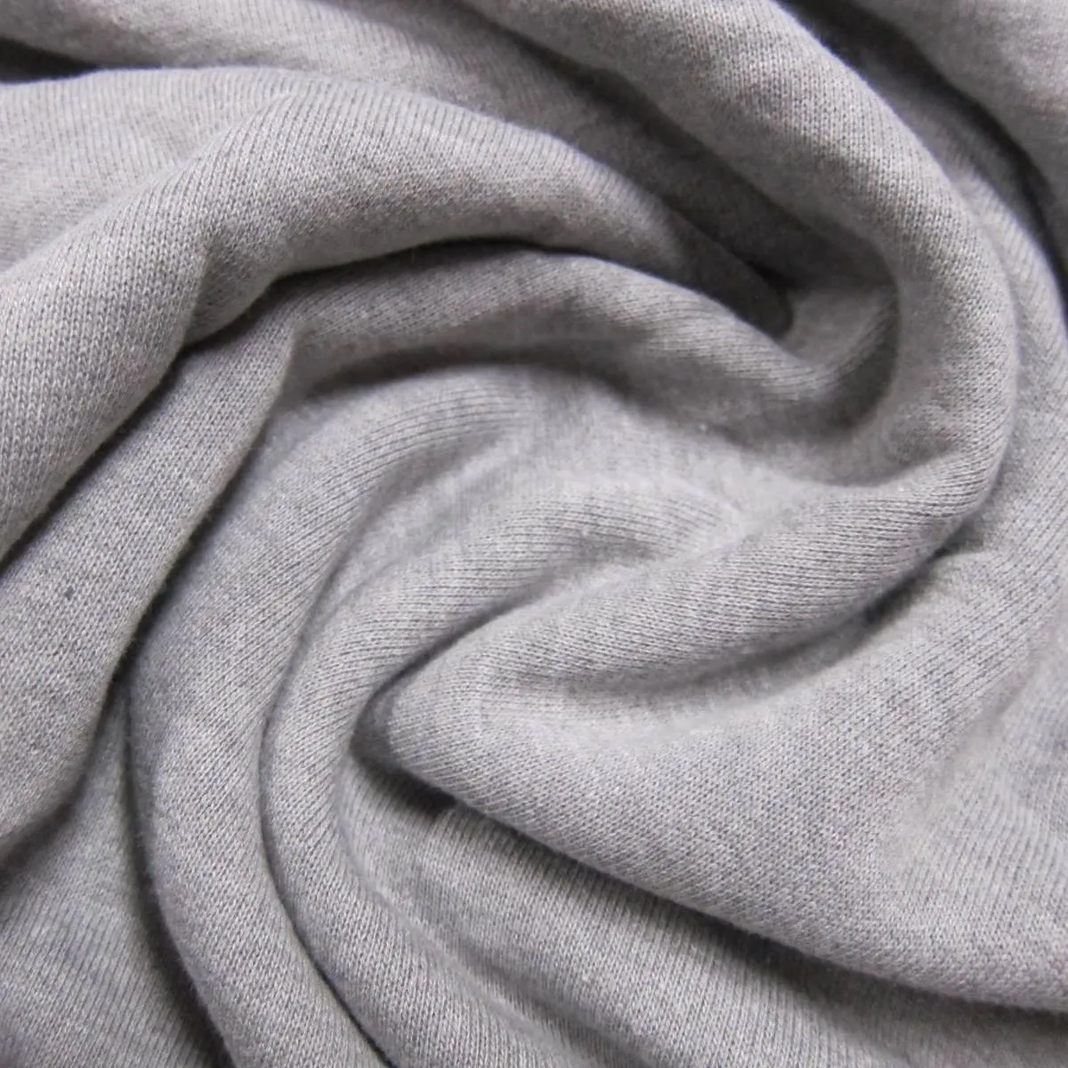Charcoal Bamboo Fleece Fabric - 340 GSM