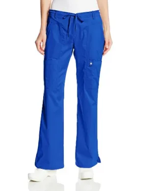 Cherokee 21100 Women's Luxe Contemporary Fit Low Rise Drawstring Cargo Pant