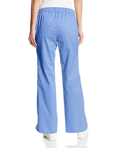 Cherokee 21100 Women's Luxe Contemporary Fit Low Rise Drawstring Cargo Pant