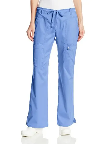 Cherokee 21100 Women's Luxe Contemporary Fit Low Rise Drawstring Cargo Pant