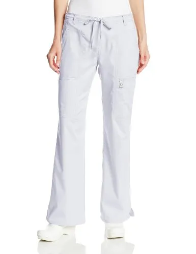 Cherokee 21100 Women's Luxe Contemporary Fit Low Rise Drawstring Cargo Pant