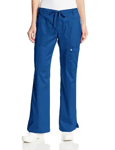 Cherokee 21100 Women's Luxe Contemporary Fit Low Rise Drawstring Cargo Pant