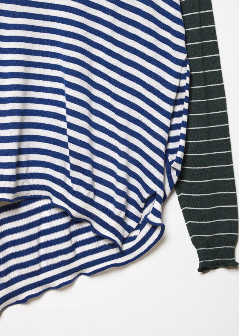 Contrast Stripe Sweater