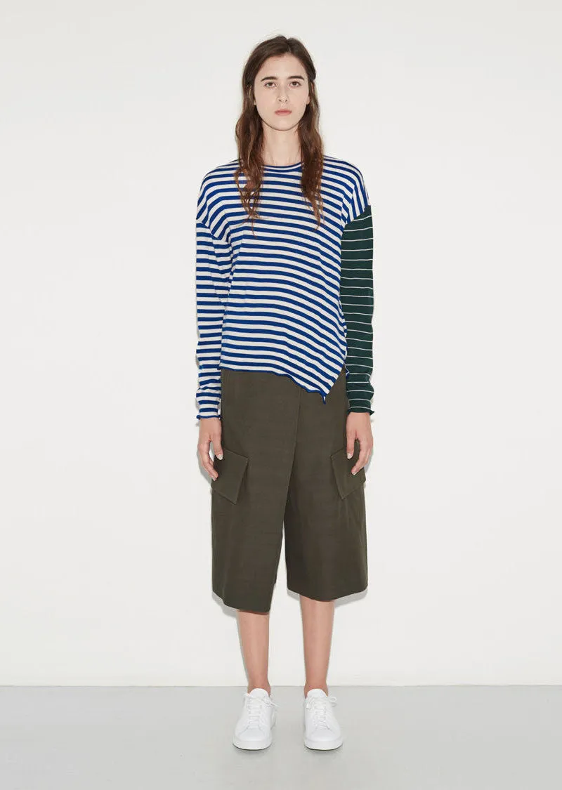 Contrast Stripe Sweater