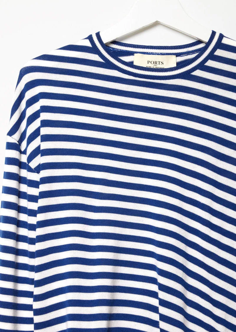 Contrast Stripe Sweater