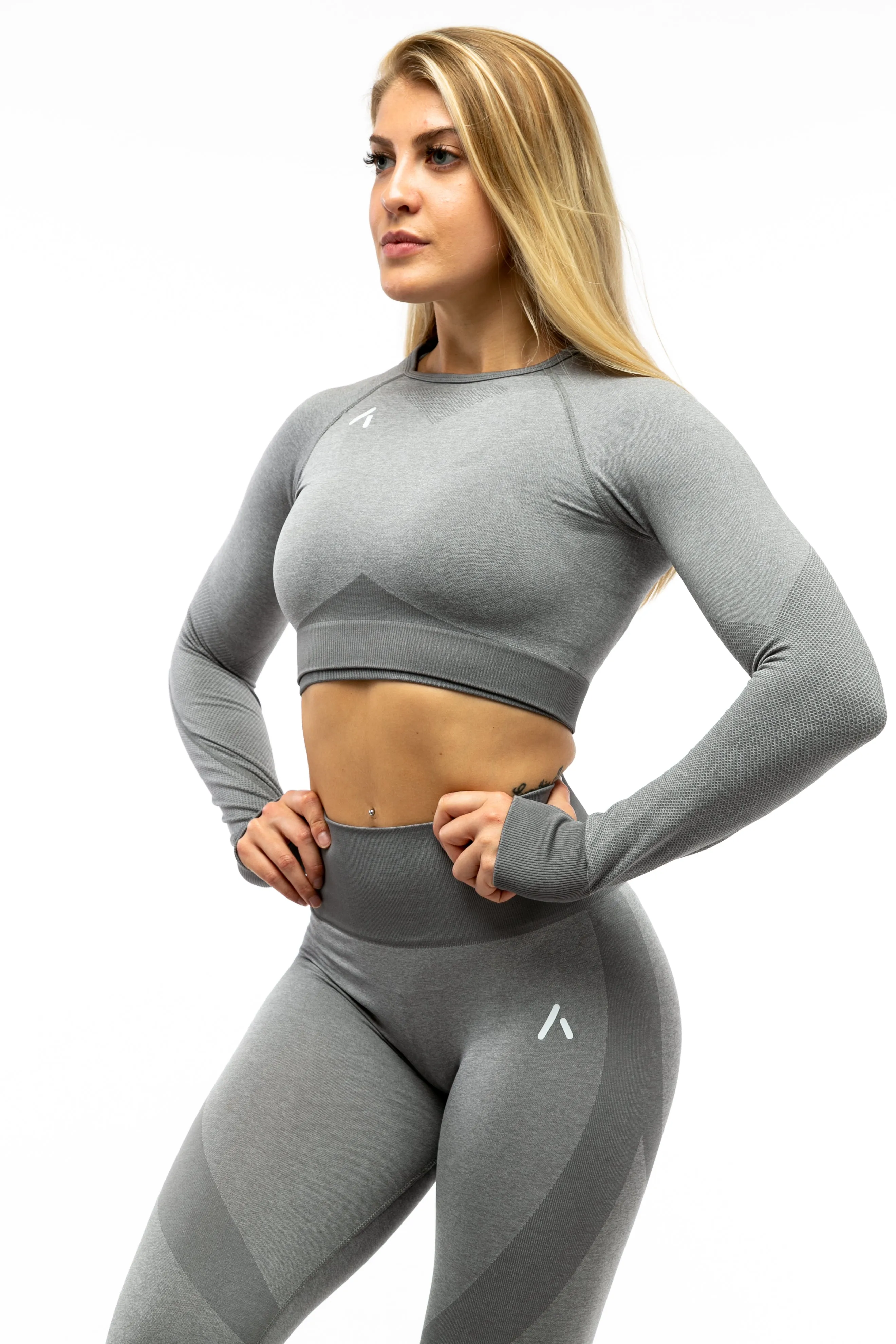 Core Series Long Sleeve Crop Top