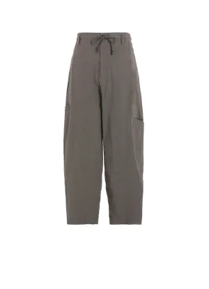 COTTON POPLIN PANTS WITH RIGHT AND LEFT LEG POCKETS