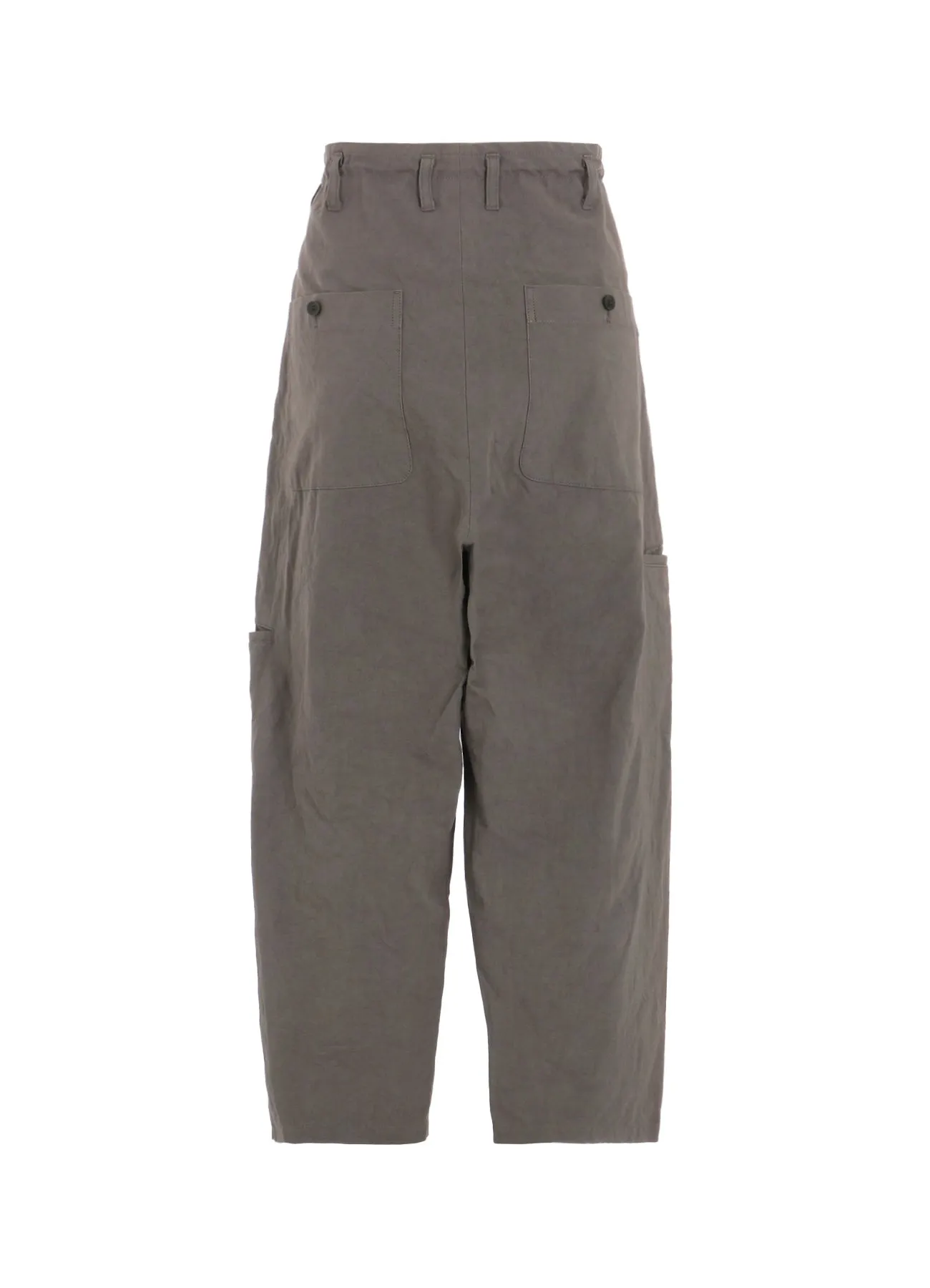 COTTON POPLIN PANTS WITH RIGHT AND LEFT LEG POCKETS