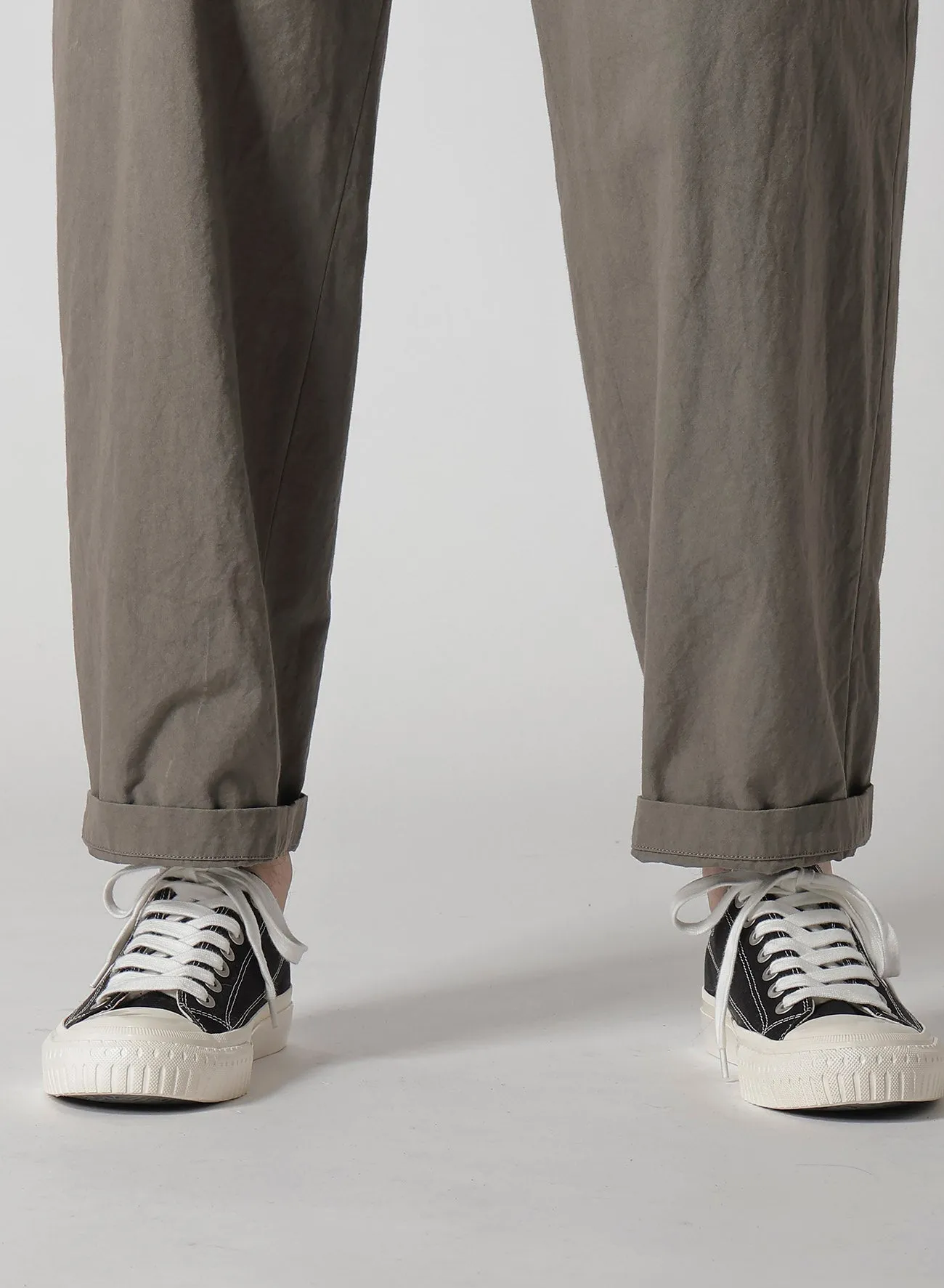 COTTON POPLIN PANTS WITH RIGHT AND LEFT LEG POCKETS