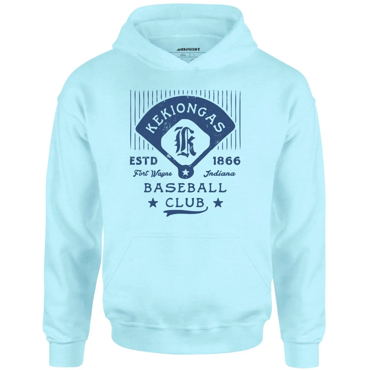 Fort Wayne Kekiongas - Indiana - Vintage Defunct Baseball Teams - Unisex Hoodie