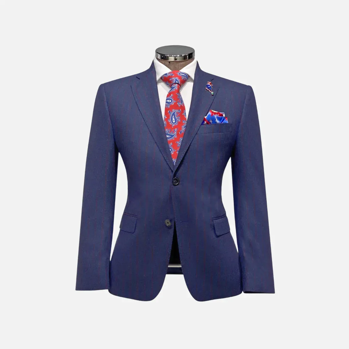 Genoa Striped Suit