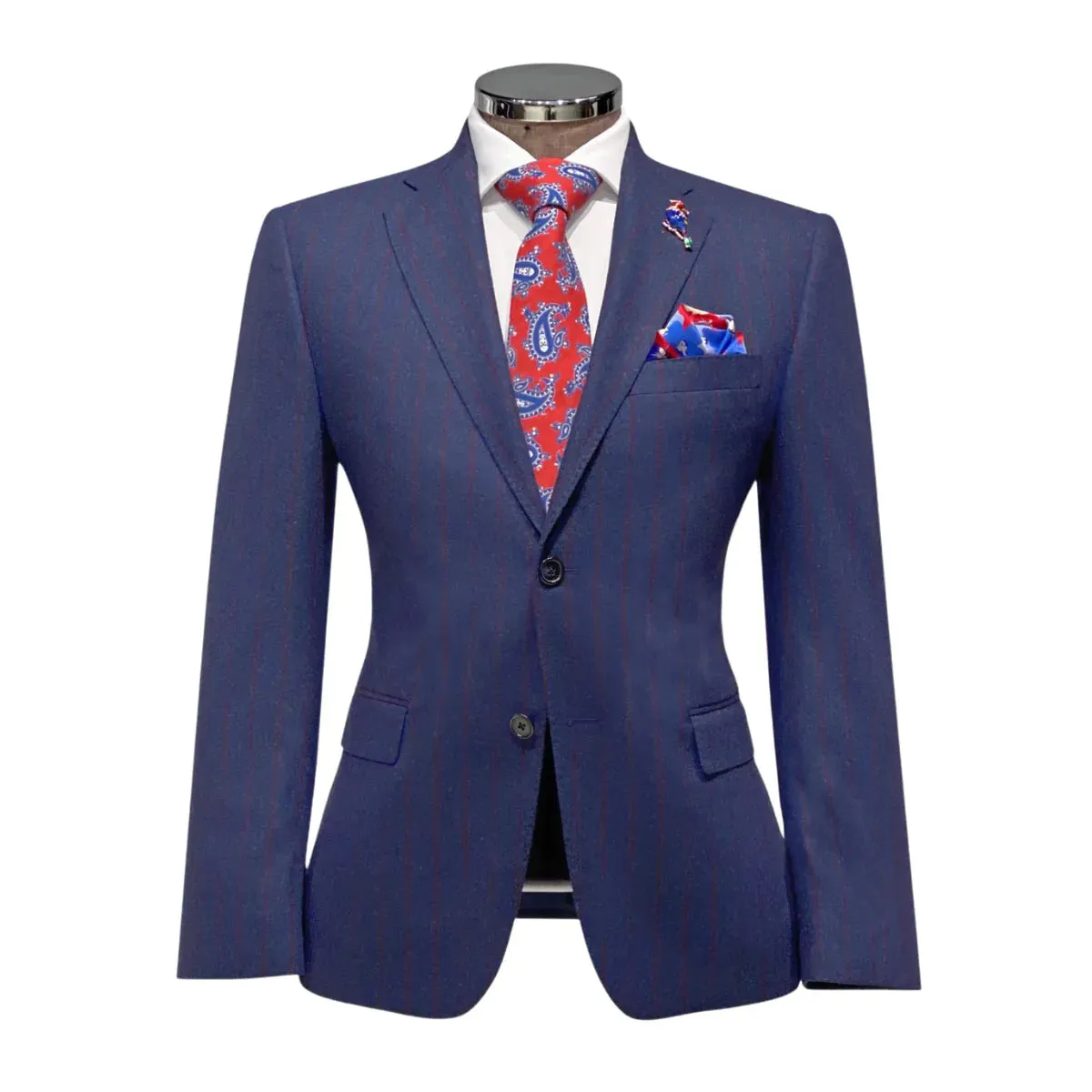 Genoa Striped Suit