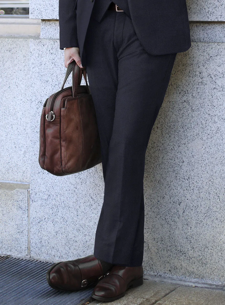 Hardy Minnis Caravel Blue Wool Pants