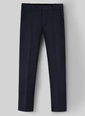 Hardy Minnis Caravel Blue Wool Pants
