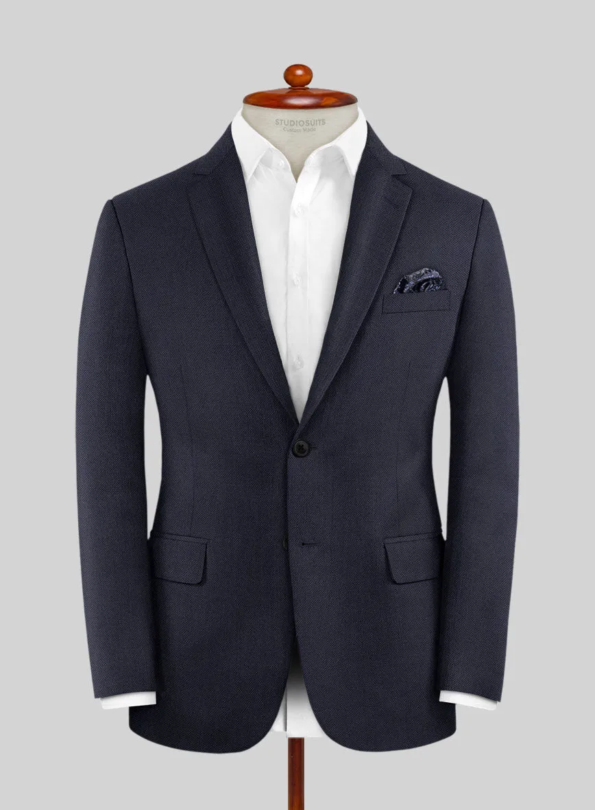 Hardy Minnis Caravel Blue Wool Suit