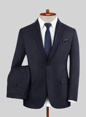 Hardy Minnis Caravel Blue Wool Suit