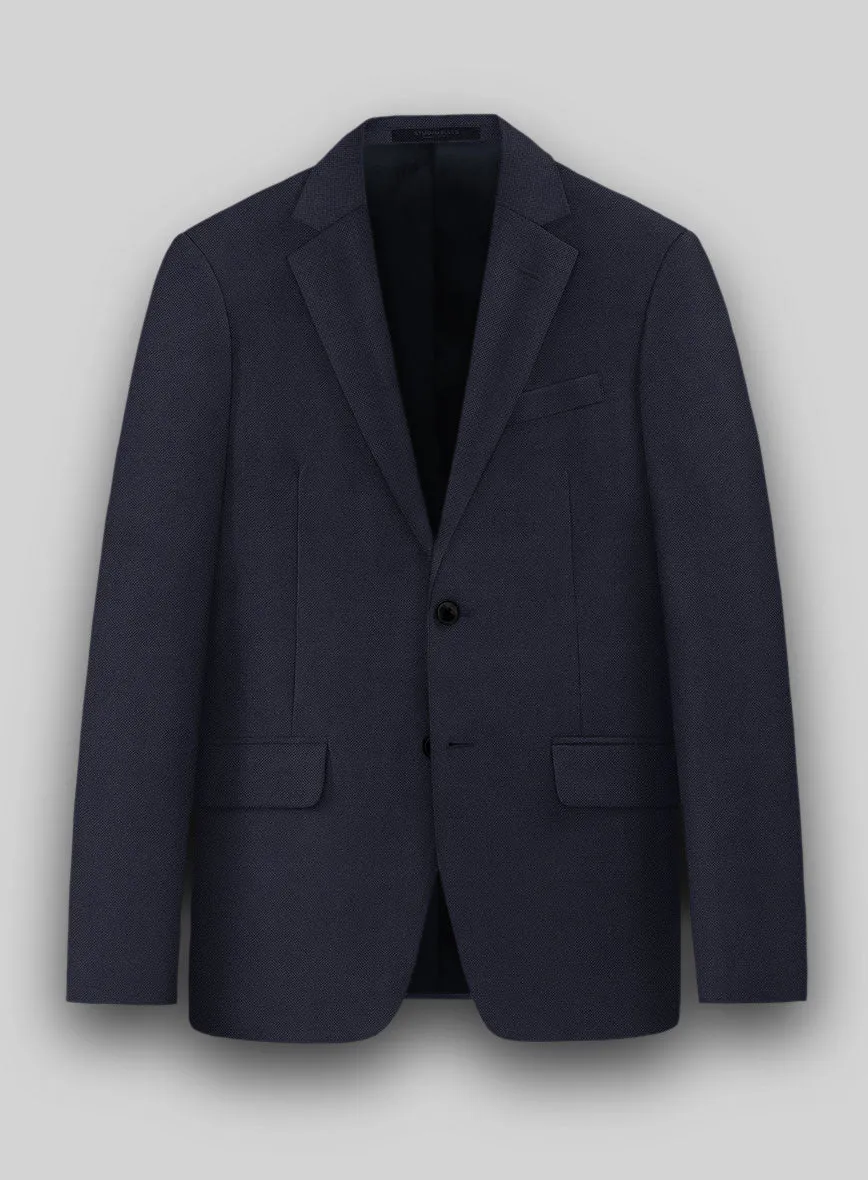 Hardy Minnis Caravel Blue Wool Suit