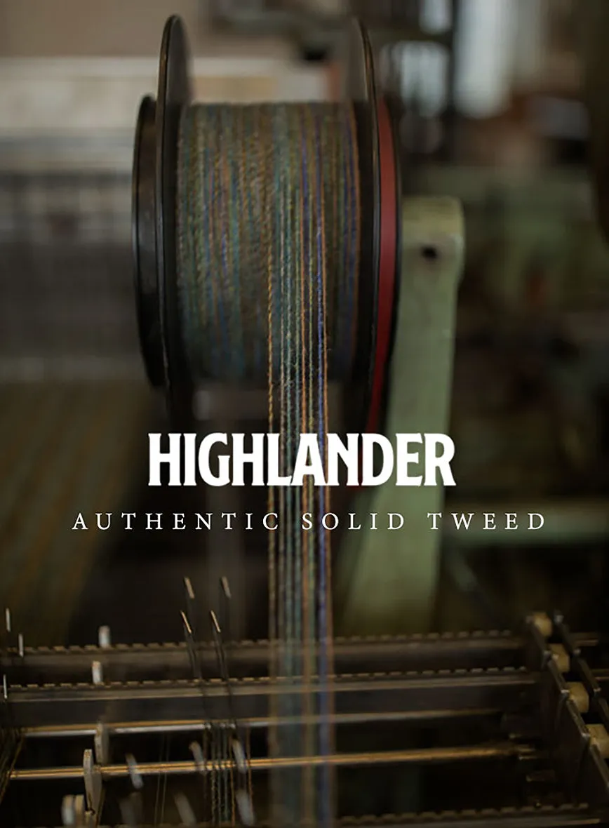 Highlander Heavy Charcoal Bedford Tweed Suit