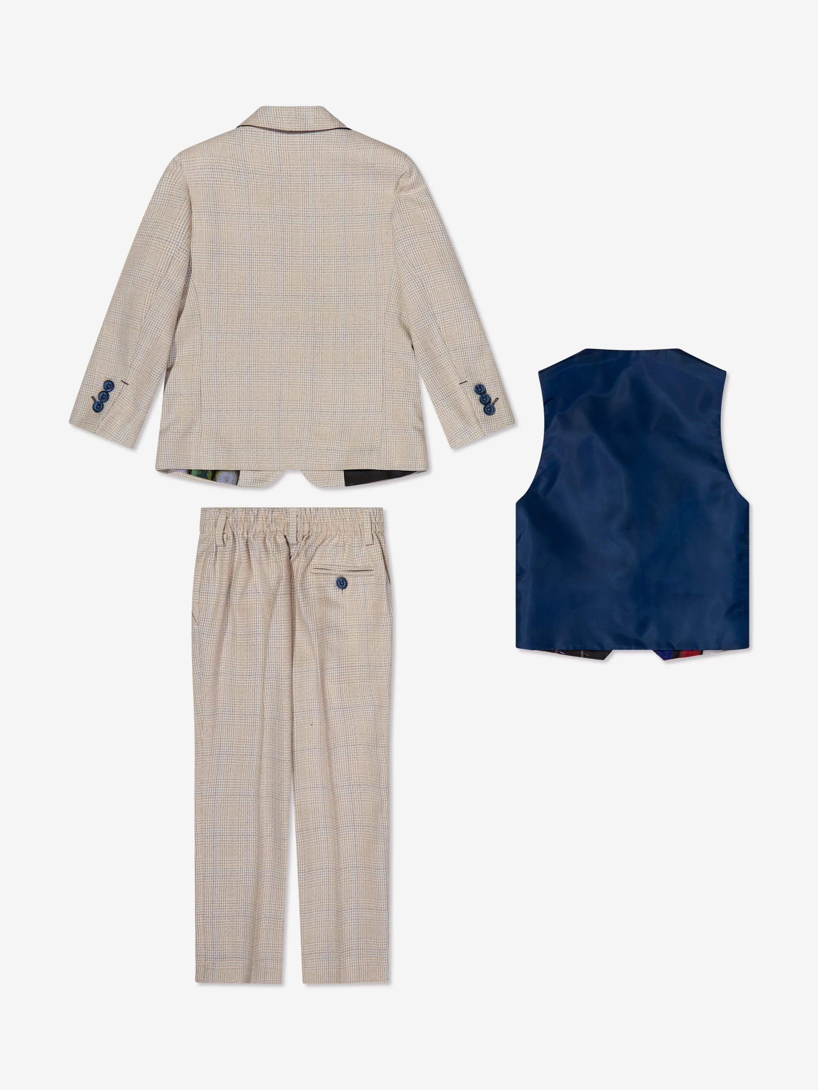 House Of Cavani Boys Caridi Suit in Beige