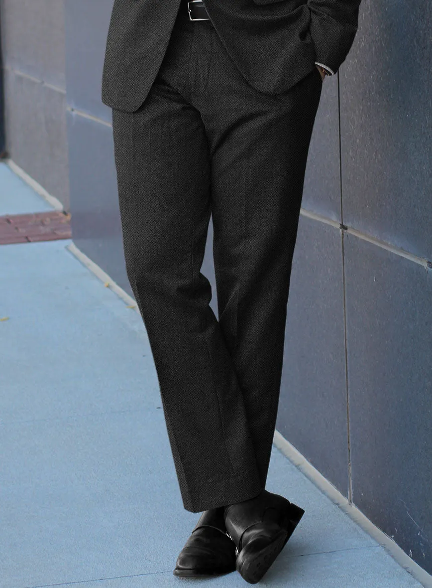 Italian Ombo Charcoal Birdseye Flannel Suit