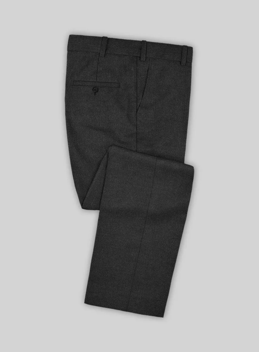 Italian Ombo Charcoal Birdseye Flannel Suit