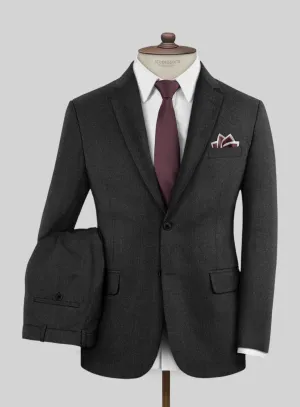 Italian Ombo Charcoal Birdseye Flannel Suit