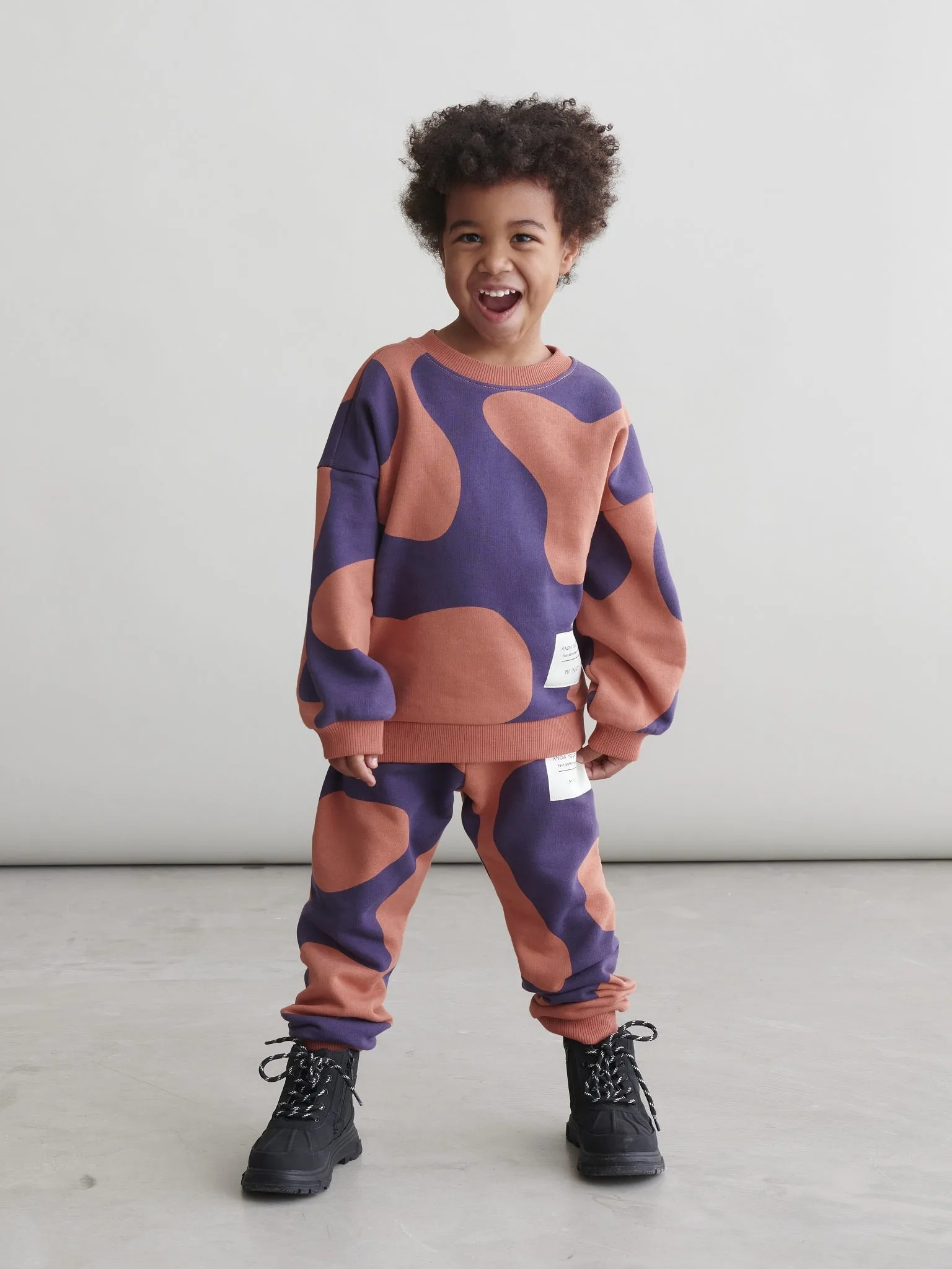 Kids' Swirl Sweatpants Brown