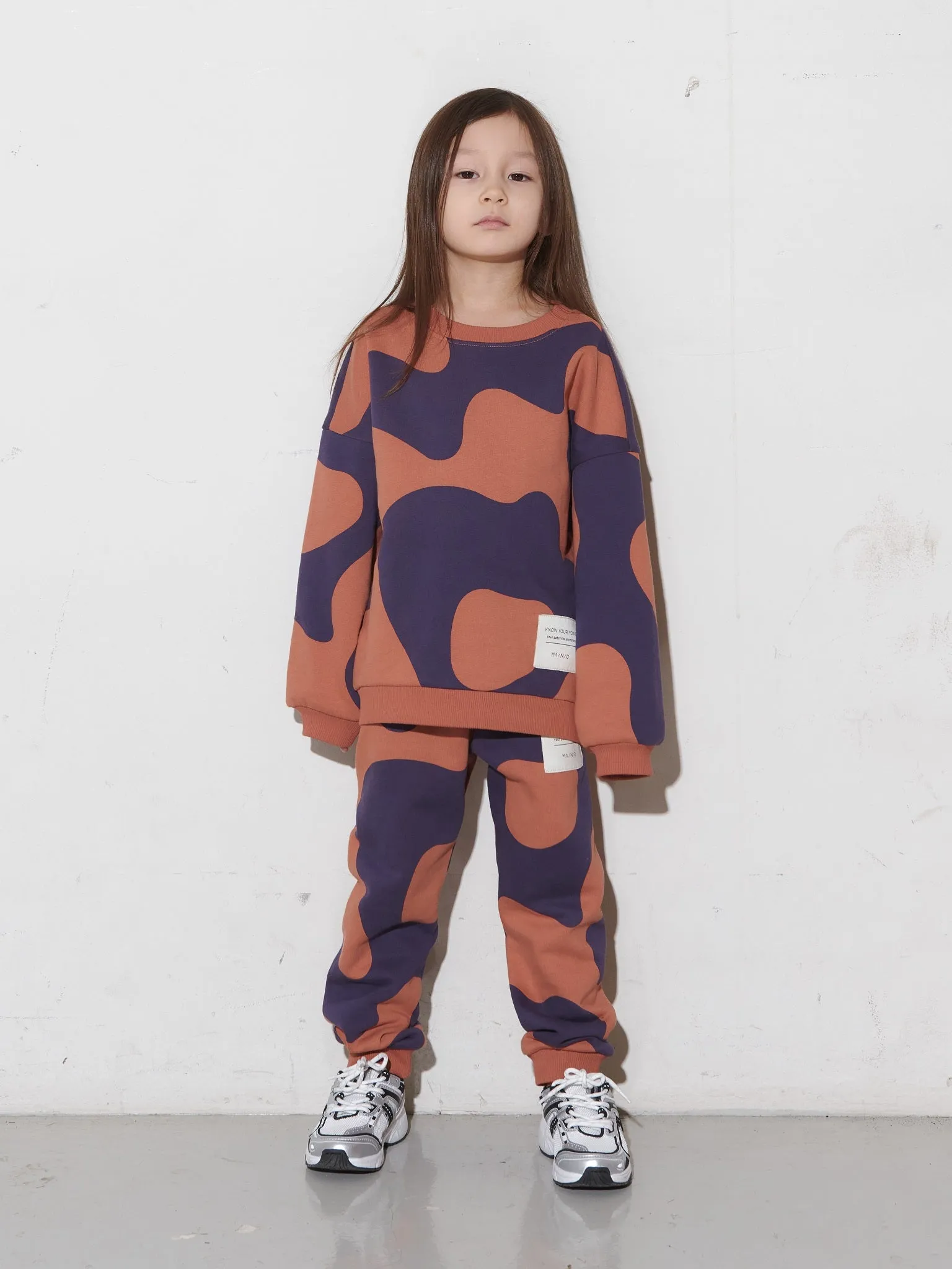 Kids' Swirl Sweatpants Brown