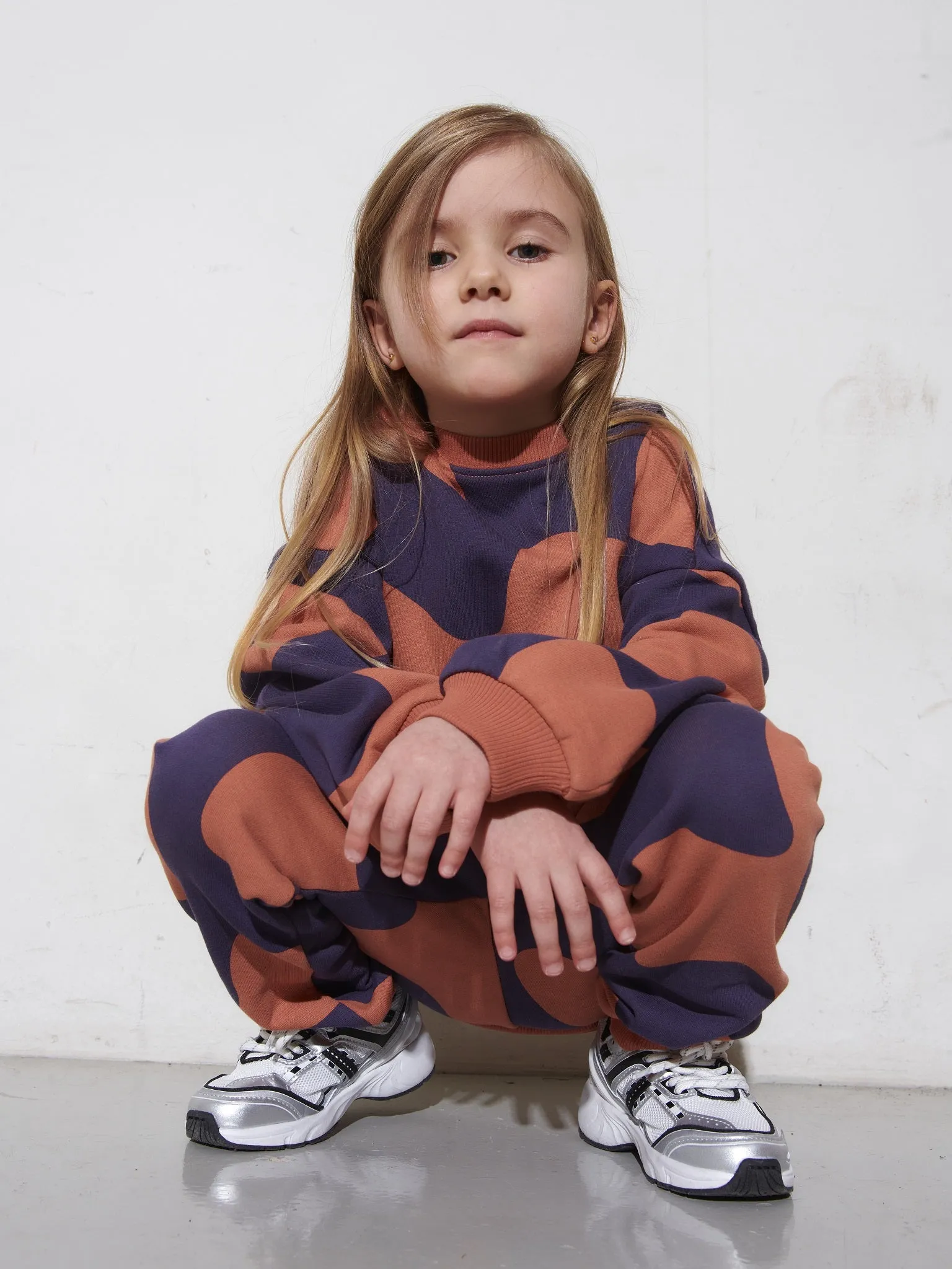 Kids' Swirl Sweatpants Brown