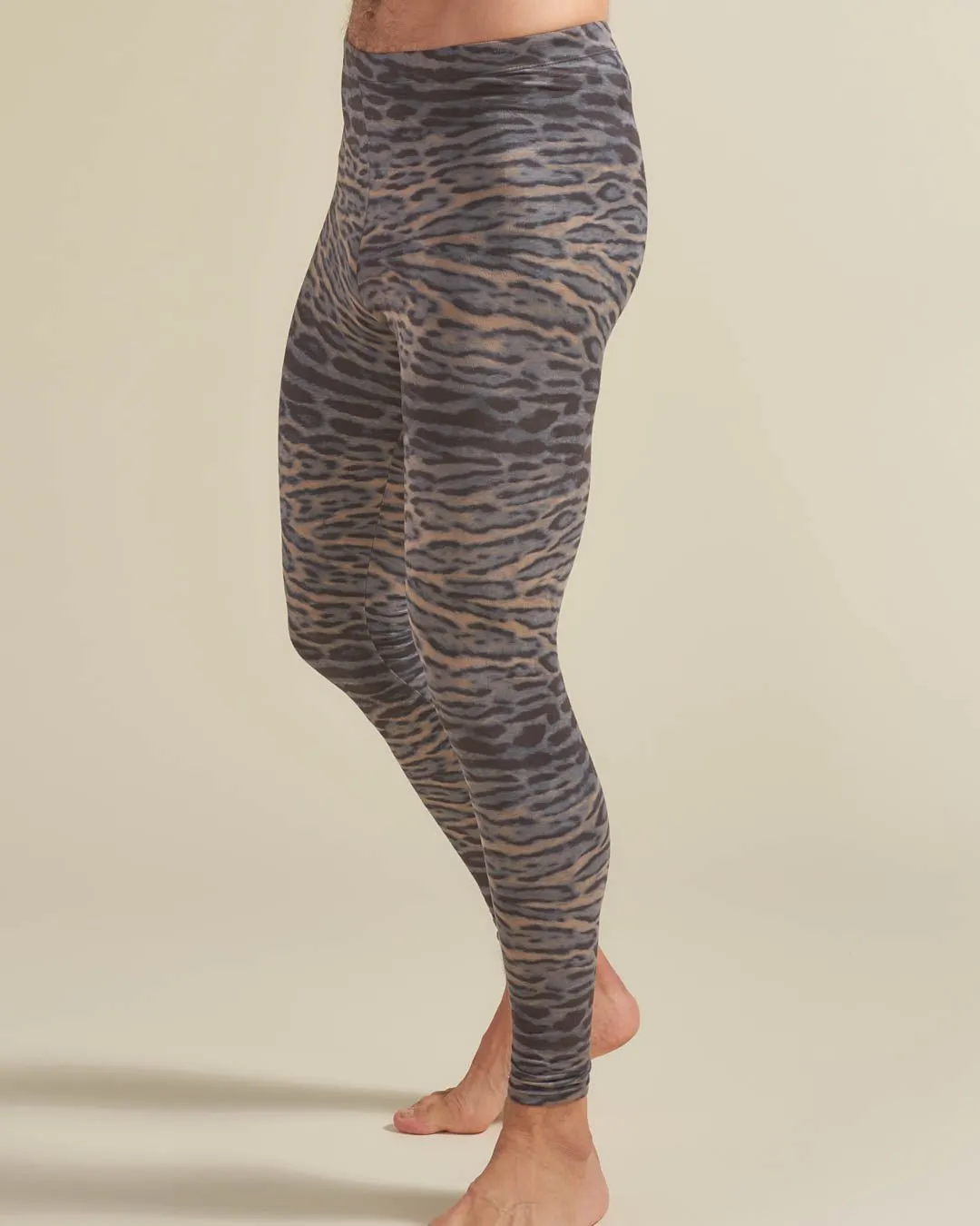 King Cheetah Faux Suede Leggings | Men's