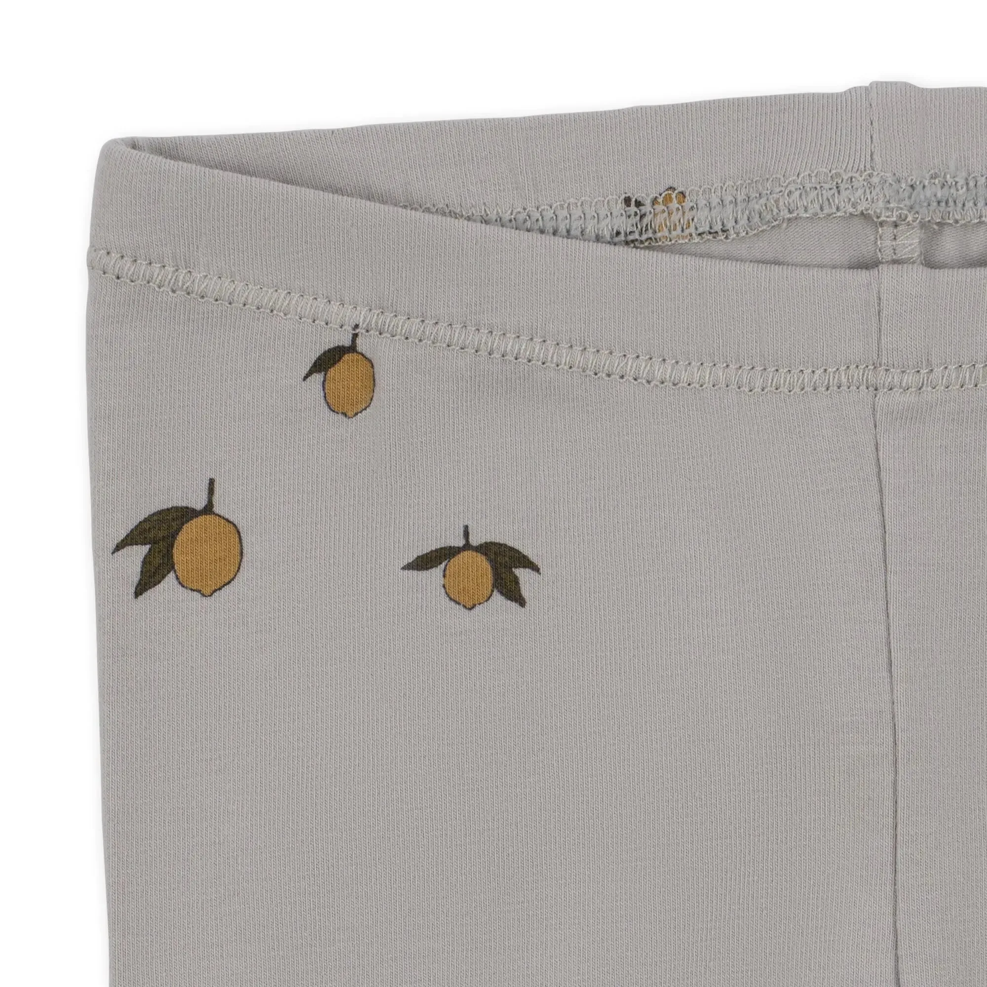 Lemon Harbor Print Basic Baby Pants GOTS