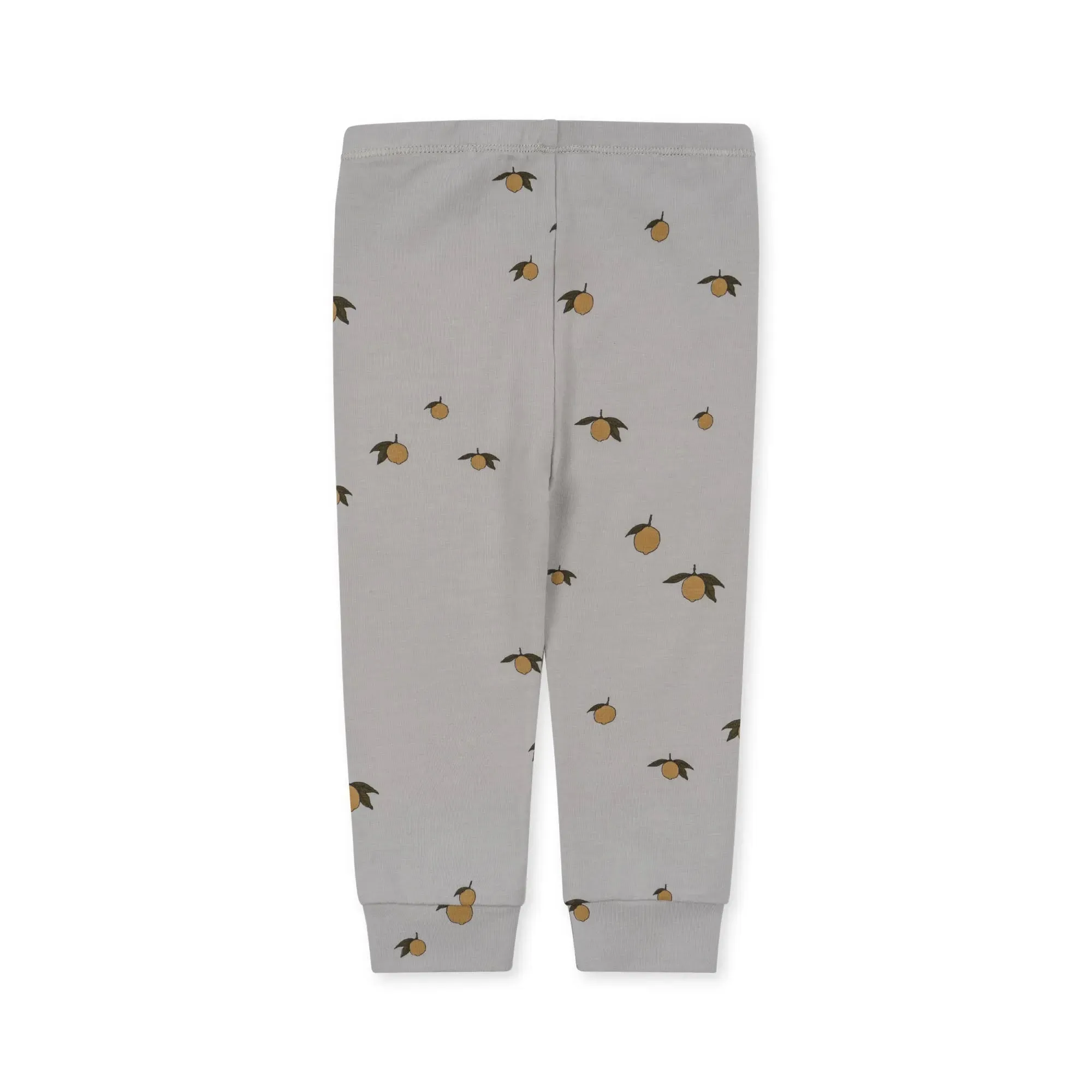 Lemon Harbor Print Basic Baby Pants GOTS
