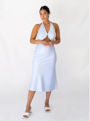 Lili Midi Dress- Cloud