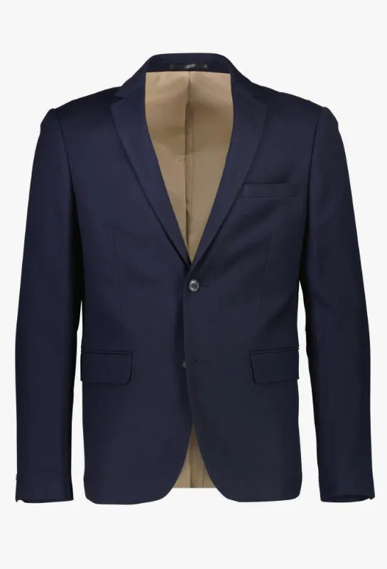 Lindbergh Structure Superflex Suit Slim Fit | Navy