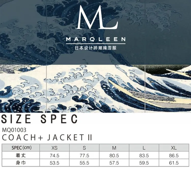 MARQLEEN COACH JACKET II-BLACKFLOWER (Japanese Brand)